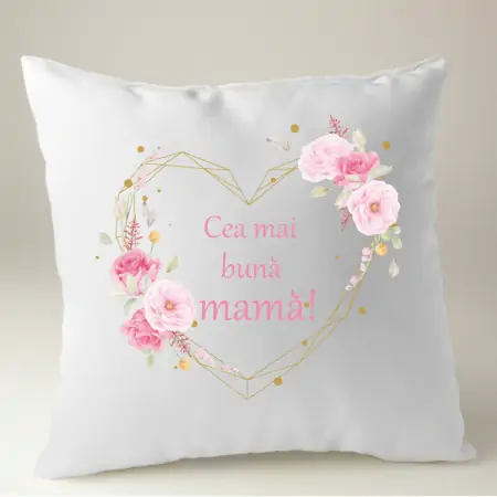 Perna personalizata cu textul "Cea mai buna mama!" [2]