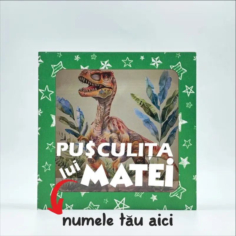 Pusculite personalizate - Pusculita-Personalizata-Cu-Dinozaur