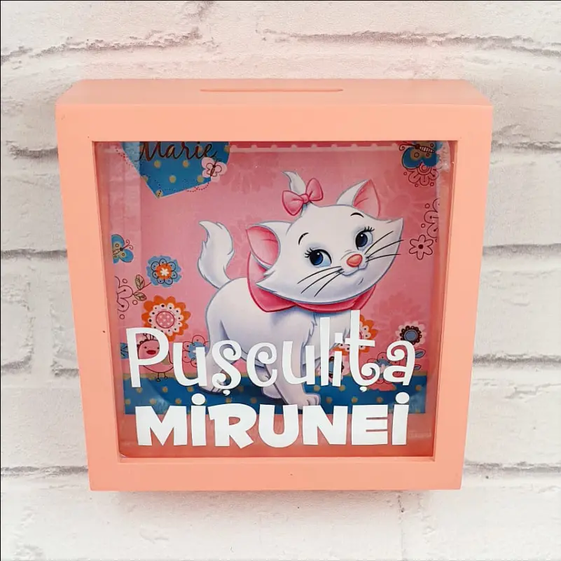 Pusculita "Pisicuta Marie" personalizata cu nume [1]