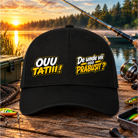 Șapcă Personalizată OUU TATIII! – De unde vii așa PRĂBUȘIT?