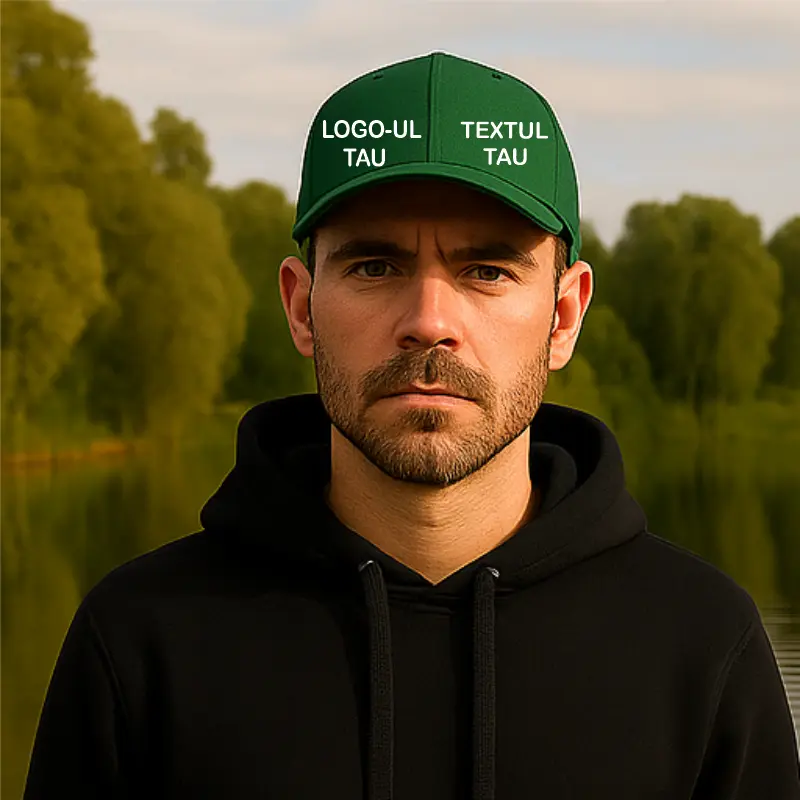 Pentru el - Sapca-Verde-Personalizata-Textul-Tau