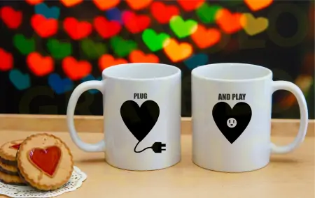 Set 2 cani albe "Plug and Play" [1]