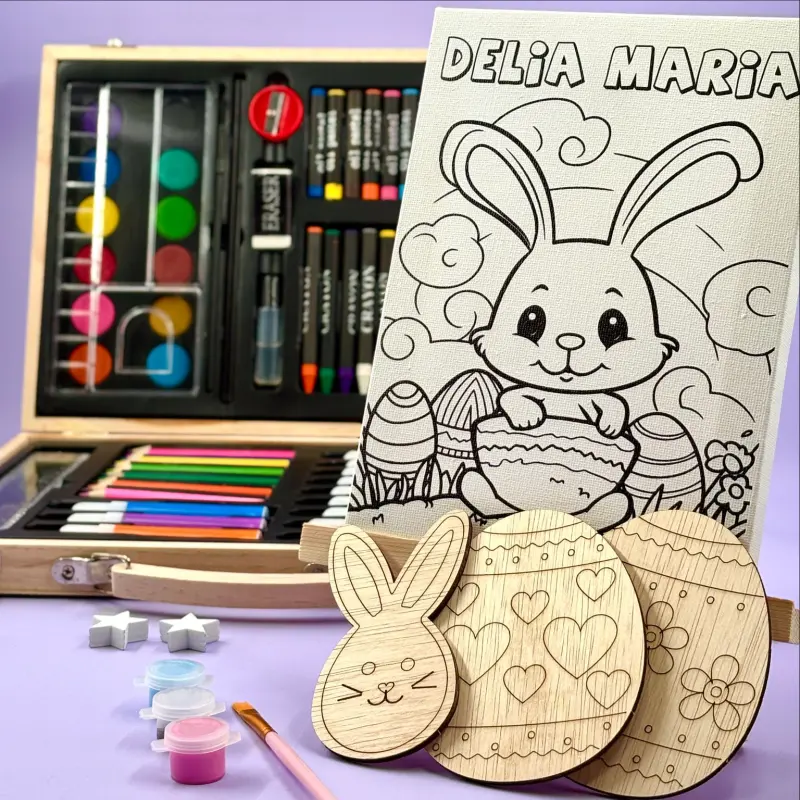 Set-pictura-creativ-pentru-copii–cadou-personalizat-de-Paste-cu-nume [2]