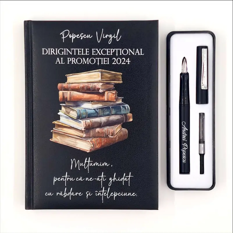 Absolvire - Set-cadou-pentru-diriginte-Agenda-personalizata-si-stilou