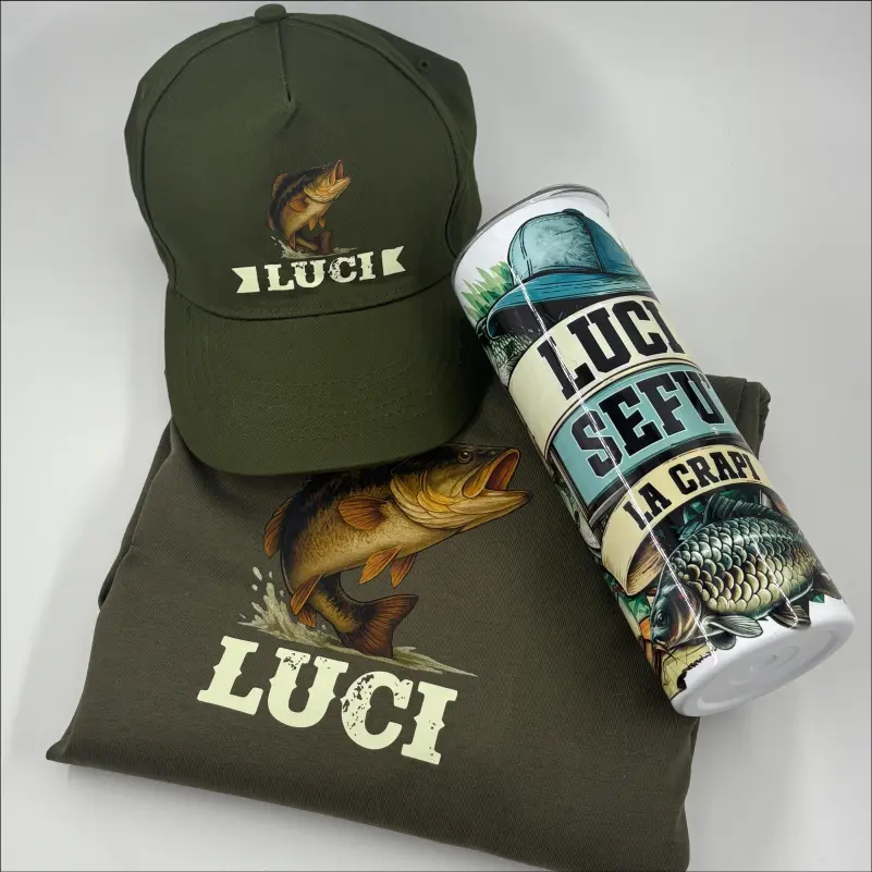 Tricouri pentru pescari - set-cadou-pescar-personalizat