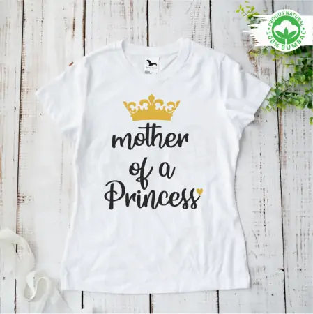 Set tricouri personalizate pentru mama si fiica "mother of a Princess, daughter of a Queen"  [3]