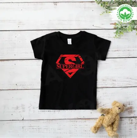 Set tricouri personalizate pentru mama si fiica "Supermama, Supergirl" [5]