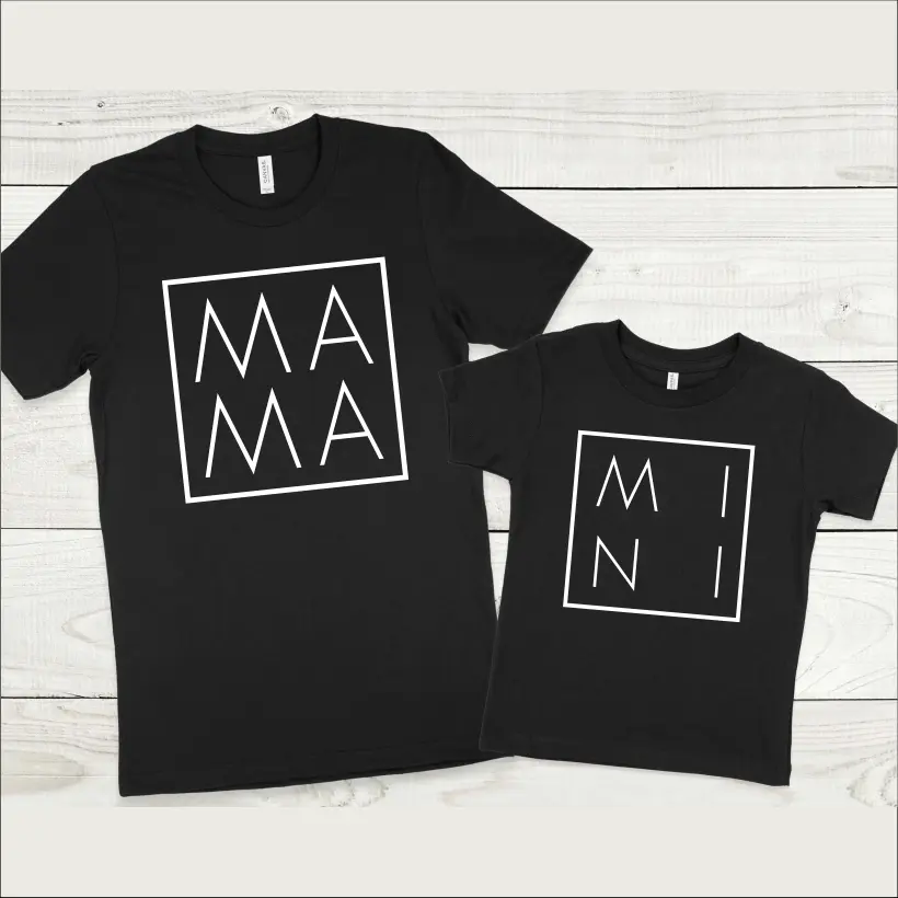 Set tricouri personalizate pentru mama si fiu "MAMA, MINI" [1]