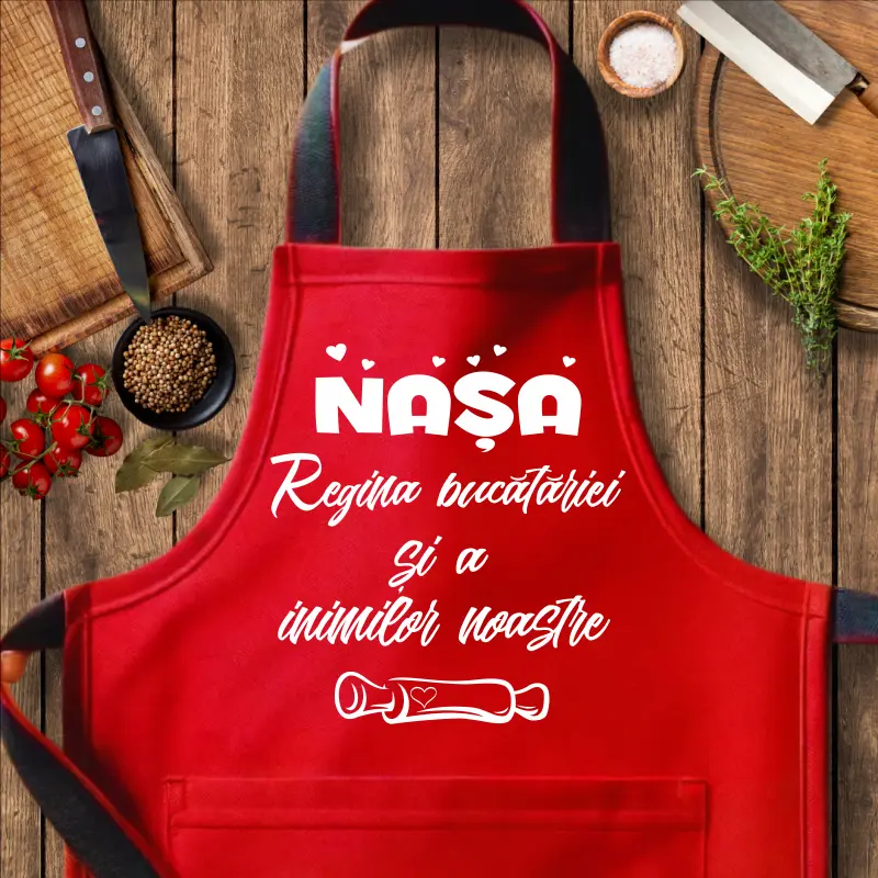 Cadouri pentru Nasi - sort-personalizat-pentru-nasa-regina-bucatariei-si-a-inimilor-noastre