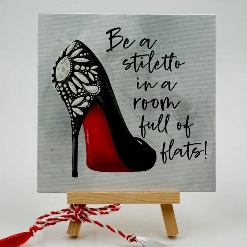 Tablouri personalizate - tablou-canvas-motivational-be-a-stiletto