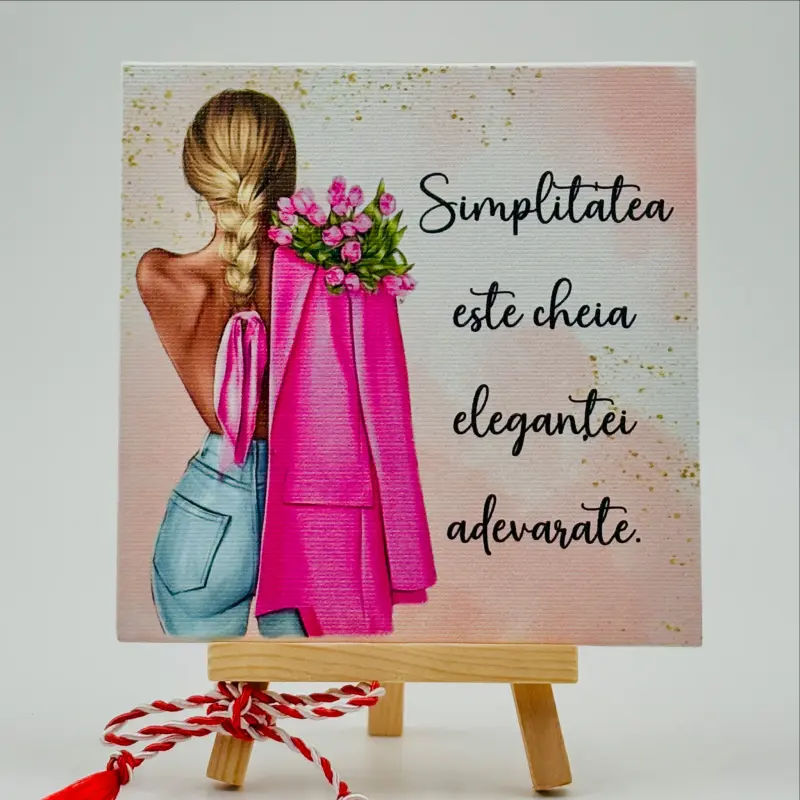 Tablouri personalizate - tablou-canvas-simplitatea-este-cheia-elegantei