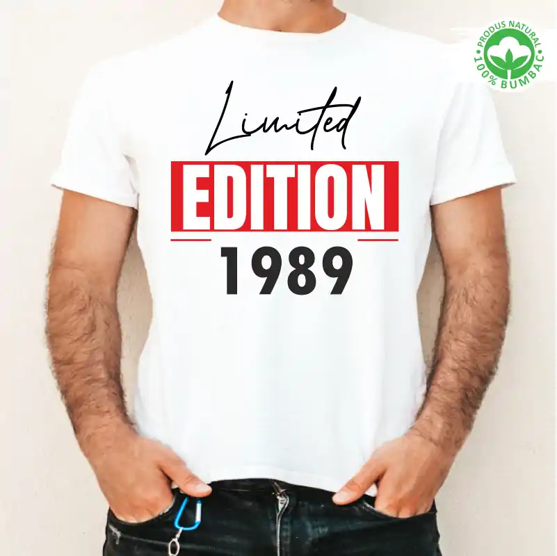 Tricou aniversar personalizat modelul "Limited edition anul nasterii" [5]