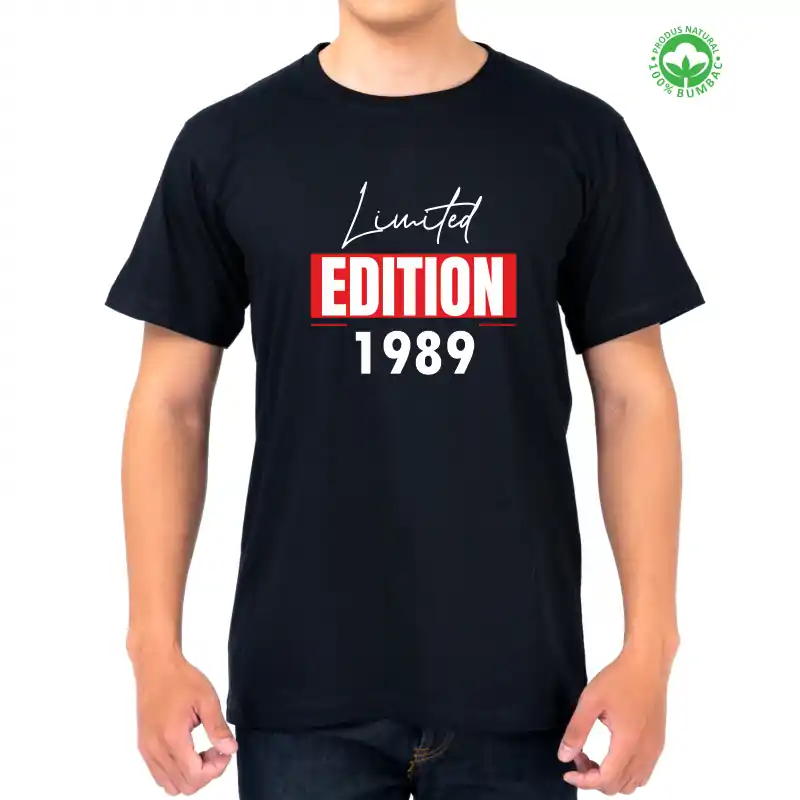 Tricou aniversar personalizat modelul "Limited edition anul nasterii" [2]