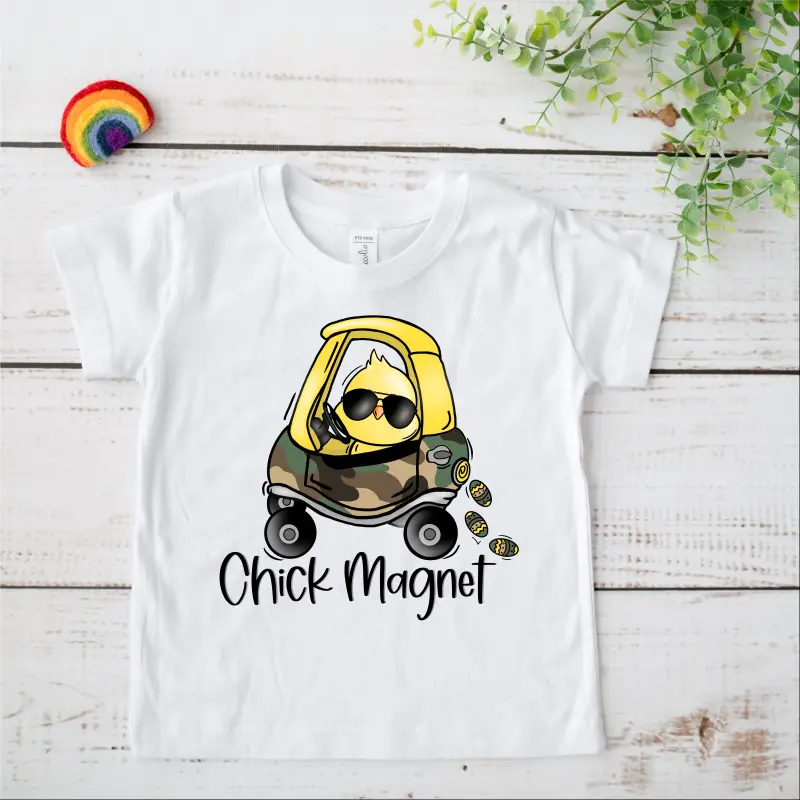 Cadouri de Paște - Tricou-baieti-Paste-Chick-Magnet-1