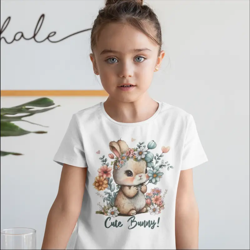 Cadouri de Paște - Tricou-copii-Paste-Cute-Bunny-1