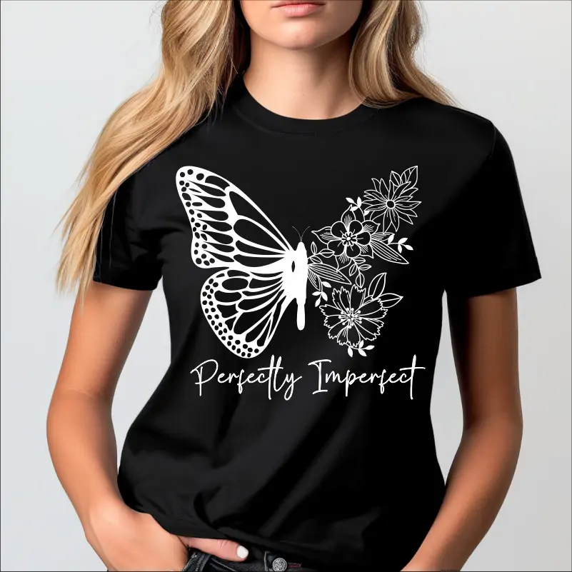 Tricouri Personalizate - Tricou-dama-Perfectly-Imperfect