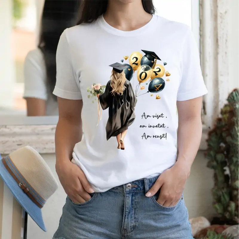 Absolvire - Tricou-pentru-absolvente-Am-reusit-