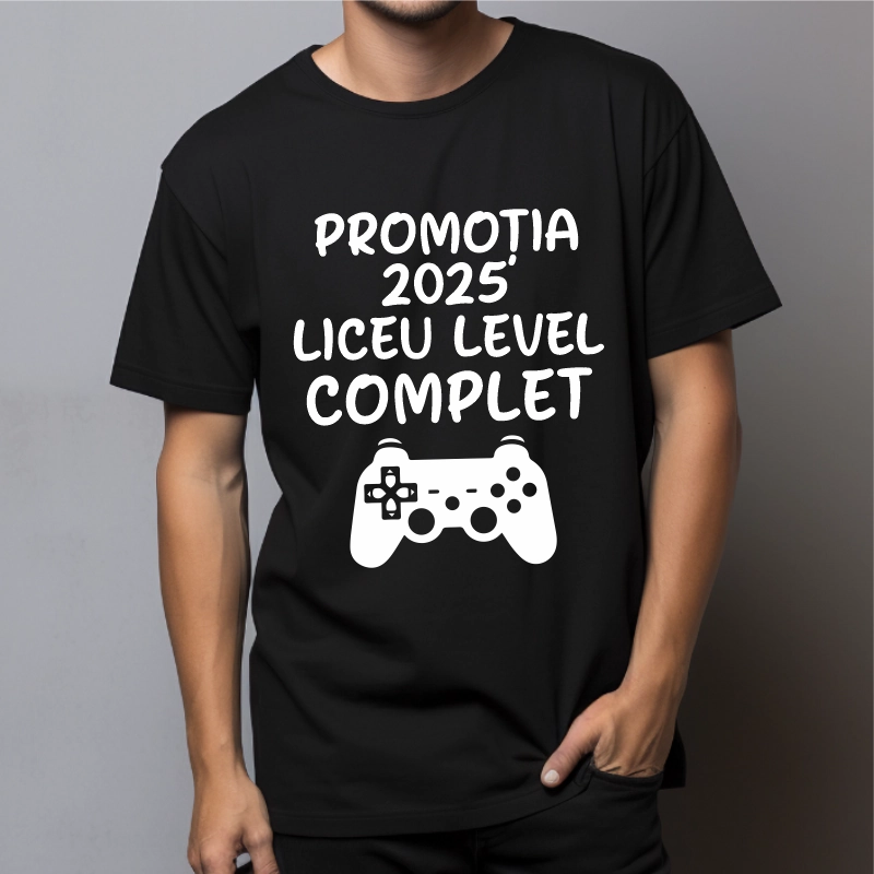 Absolvire - Tricou-pentru-Absolvire-Liceu-Level-Complet