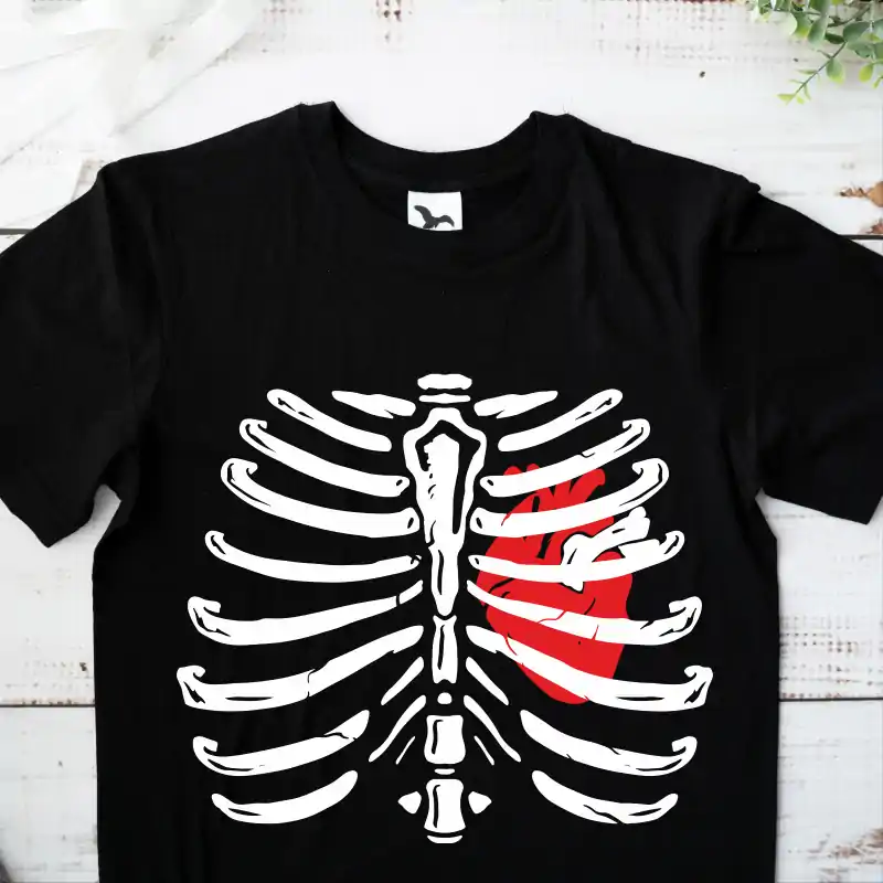 Tricou pentru barbati Halloween Skeleton [2]