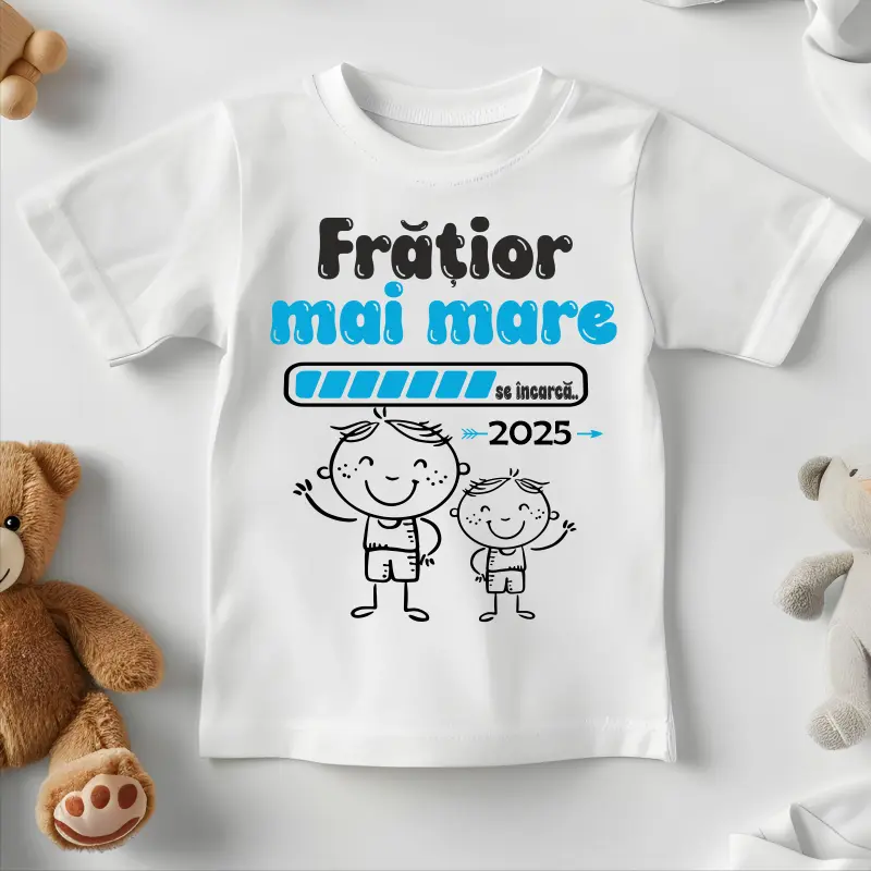 Tricouri Personalizate - tricou-personalizat-anunt-sarcina-viitor-frate-mai-mare