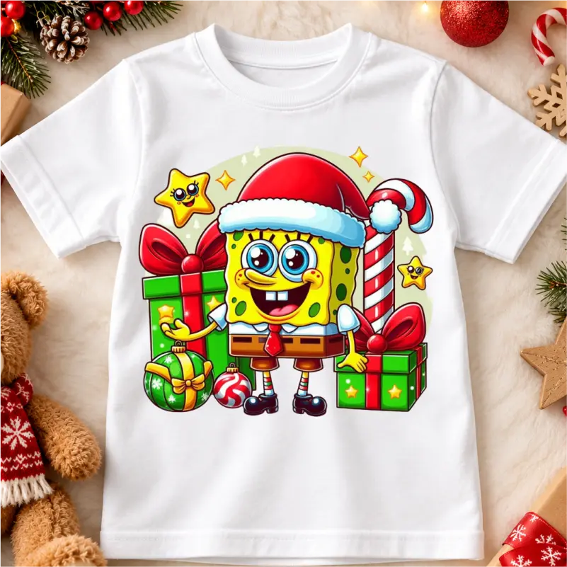 Cadouri de Craciun Pentru Copii - tricou-personalizat-copii-craciun-personaj-cadouri