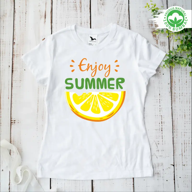 Tricouri Personalizate - Tricou personalizat: "enjoy summer" 