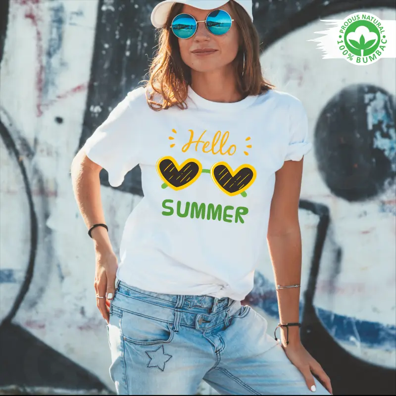 Tricou personalizat: "hello summer"  [1]