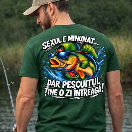 Tricouri pentru pescari - Tricou-personalizat-pentru-pescari-Sexul-e-minunat-dar-pescuitul-ține-o-zi-întreagă
