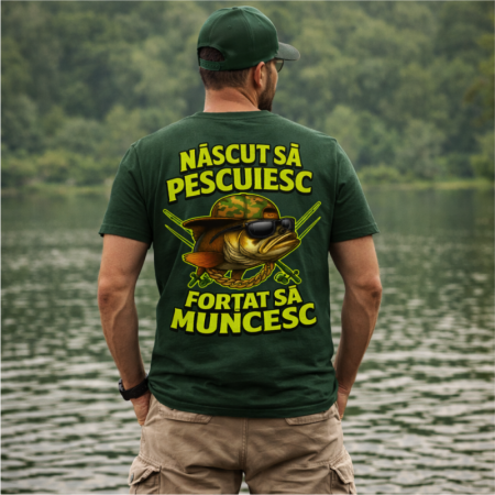 Tricou-personalizat-pescar-Născut-să-pescuiesc-forțat-să-muncesc [1]