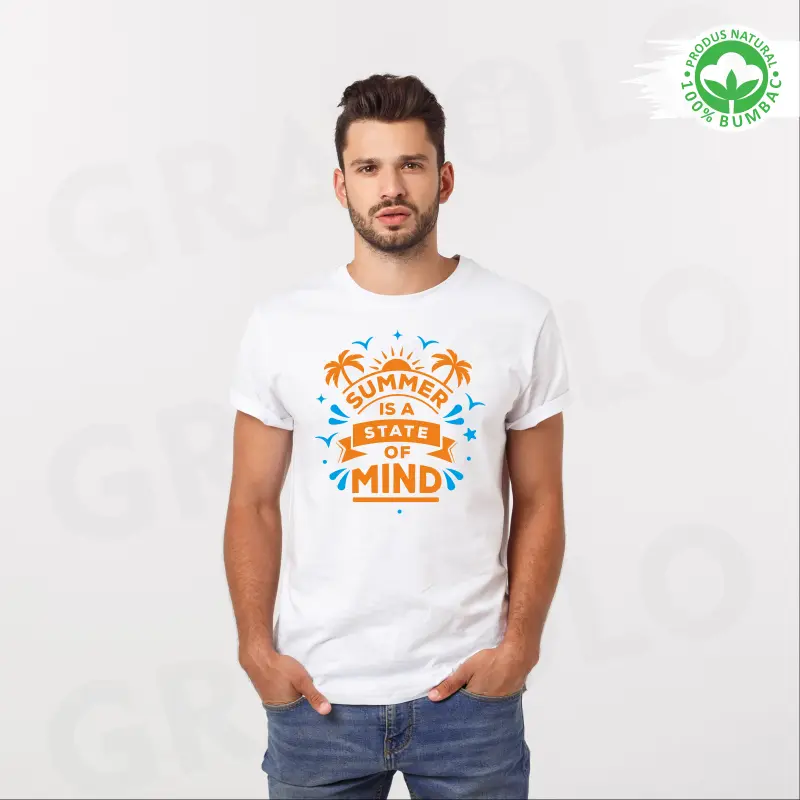 Tricou personalizat: "Summer is a state of mind" [3]