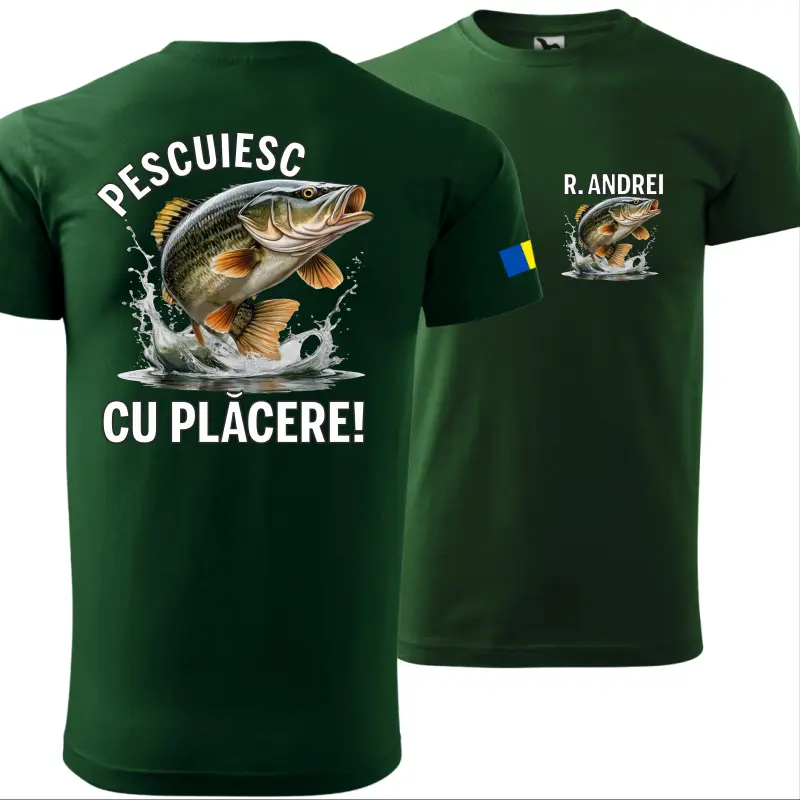 Cadouri pentru pescari - tricou-pescar-personalizat-pescuiesc-cu-placere