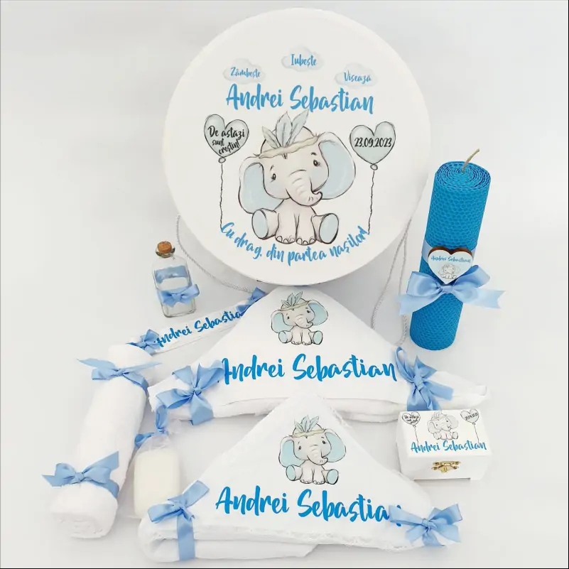 Botez - Trusou-botez-personalizat-model-Elefantel