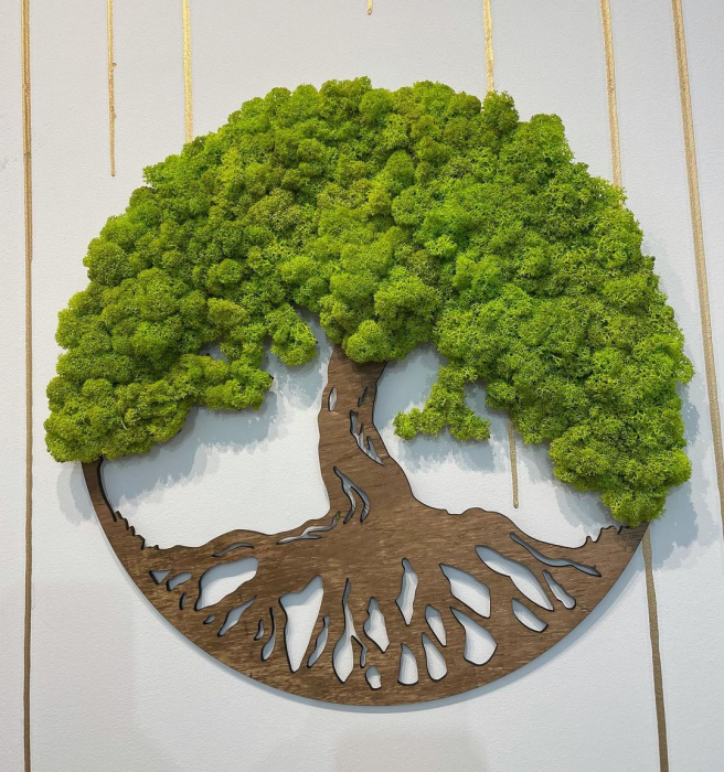 Aranjament - Tree of life cu licheni naturali stabilizati [4]