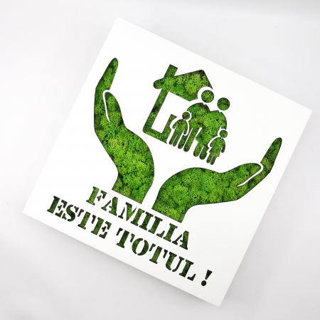 Cadouri - Rama-cutiuta cu licheni - Familia este totul