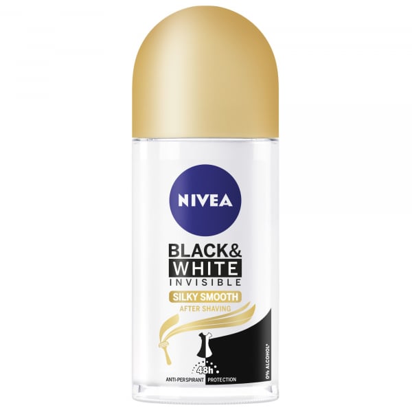 Deodorant Roll On Nivea Invisible Black & White Silky Smooth 50ml [1]