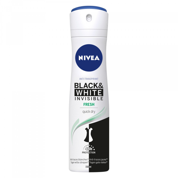 Deodorant spray Nivea Invisible Black & White Fresh 150ml [1]