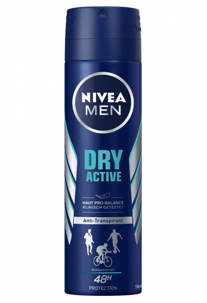 Deodorant spray Nivea Men Dry Active 150ml [1]