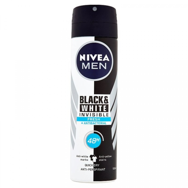 Deodorant spray Nivea Men Invisible Black & White Fresh 150ml [1]