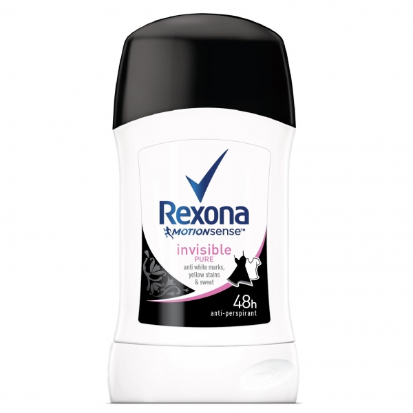 Deodorant stick Rexona Invisible Pure, 40ml [1]