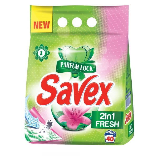 Detergent automat Savex 2in1 Fresh, 40 spalari, 4Kg [1]