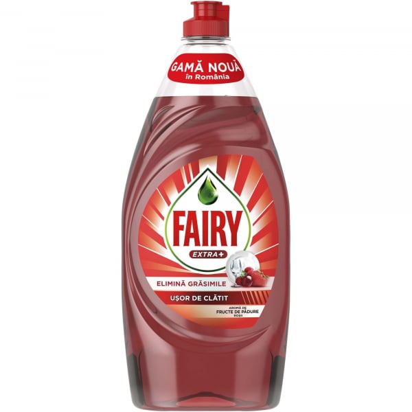 Detergent de vase Fairy Extra+ Fructe de padure rosii 900ml [1]