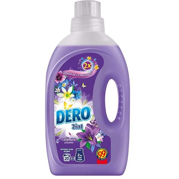 Detergent lichid Dero 2in1 Lavanda, 20 spalari, 1L [1]