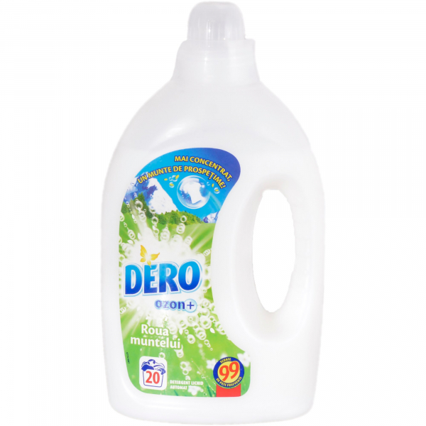 Detergent lichid Dero Ozon+ Roua Muntelui, 20 spalari, 1L [1]