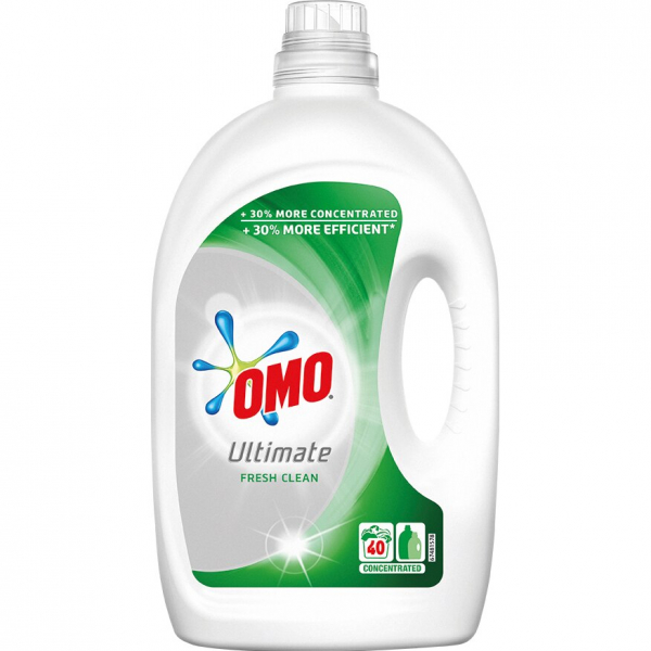Detergent lichid Omo Ultimate Fresh Clean, 40 spalari, 2L [1]