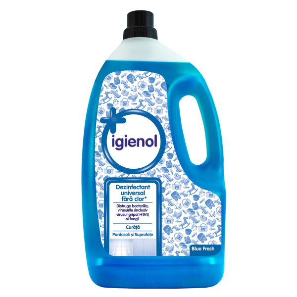 Dezinfectant universal fara clor Igienol Blue Fresh 4L [1]