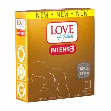 Prezervative Love Plus Intense 3 bucati [1]
