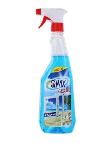 Solutie pentru curatat geamuri Qwix 750ml [1]