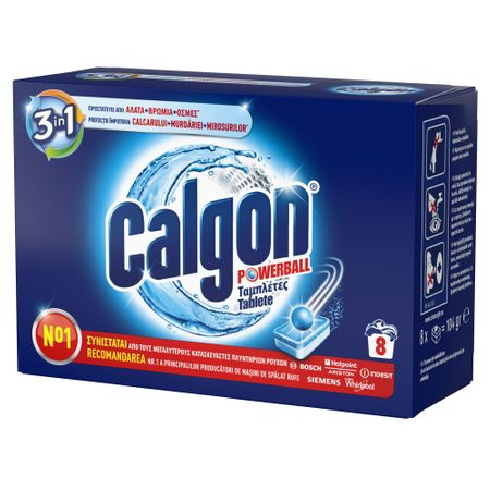 Tablete anticalcar Calgon 3in1 Powerball 8 bucati [1]