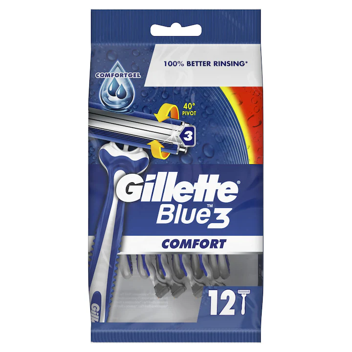 Aparat de ras Gillette Blue3 Regular, 12 bucati [1]