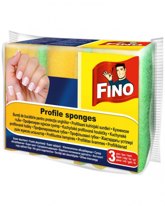 Bureti pentru vase protectie unghii Fino, 3 bucati [1]